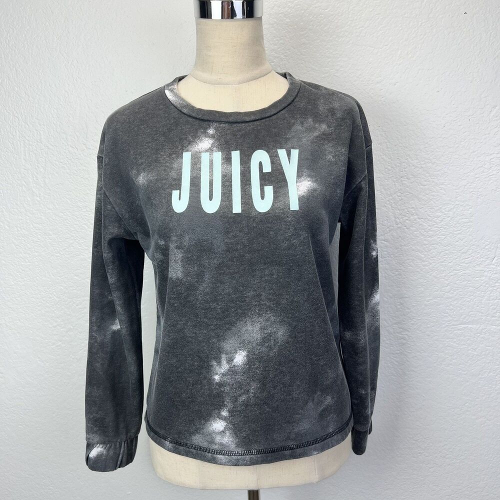 Juicy By Juicy Couture Tie Dye Girl Crewneck Sweatshirt Size XL